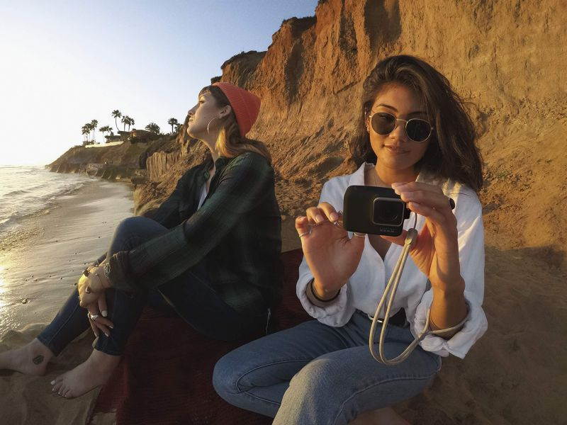 GoPro Sleeve & Lanyard for HERO6 Black, HERO5 Black & HERO (2018) Cameras, Black