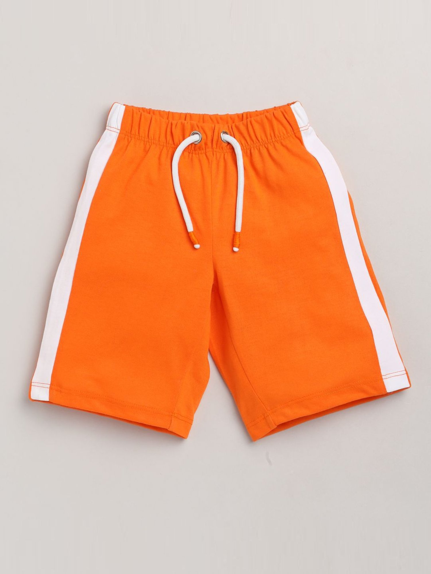 Lazy Shark Kids White Printed T-Shirt & Shorts