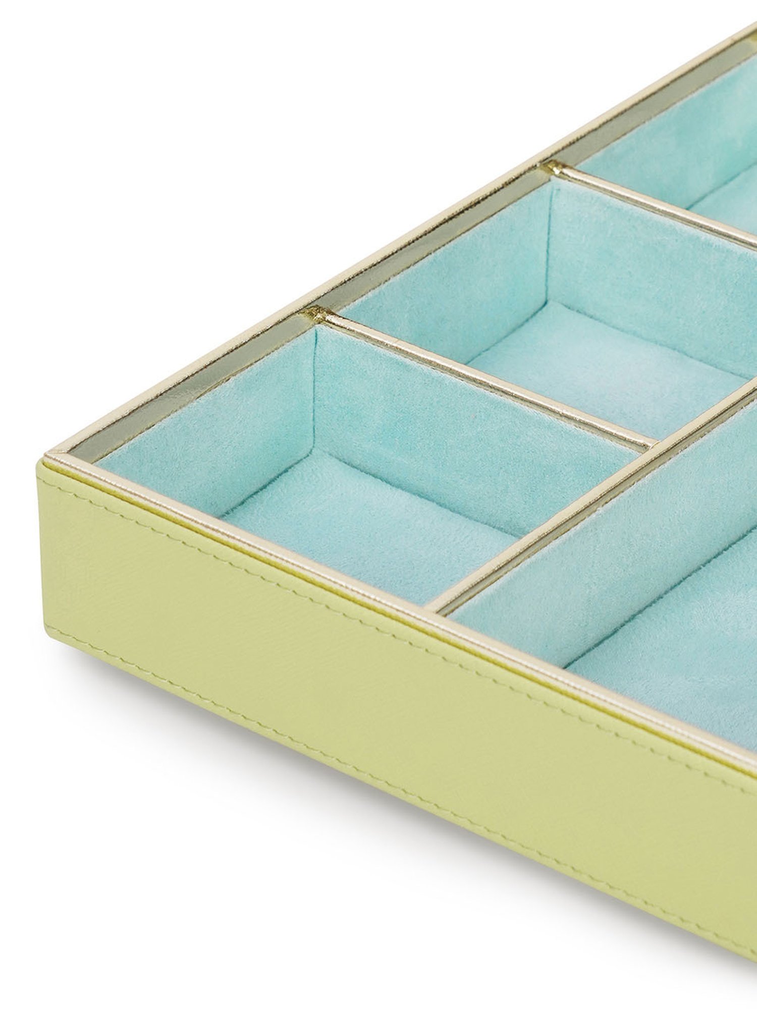 Pure Home and Living Green Faux Leather Organisers