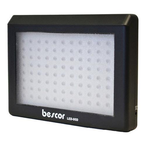 Bescor - LED-95DK2 - Bescor Dual 95 Watt 6500K Daylight Balanced Dimmable LED Video Light Fixtures & Stands
