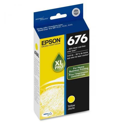 Epson Durabrite Ultra 676Xl Ink Cartridge - Yellow
