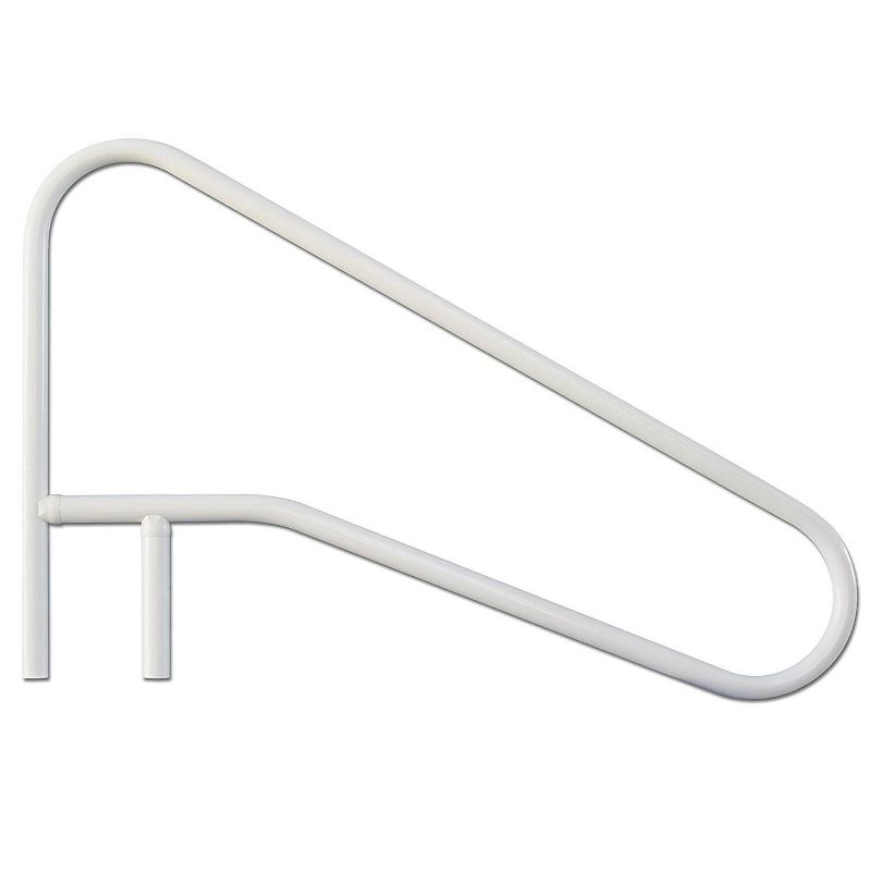 Saftron CBRTD-354-W 3 Bend Weather Resistant In Water Polymer Handrail, White