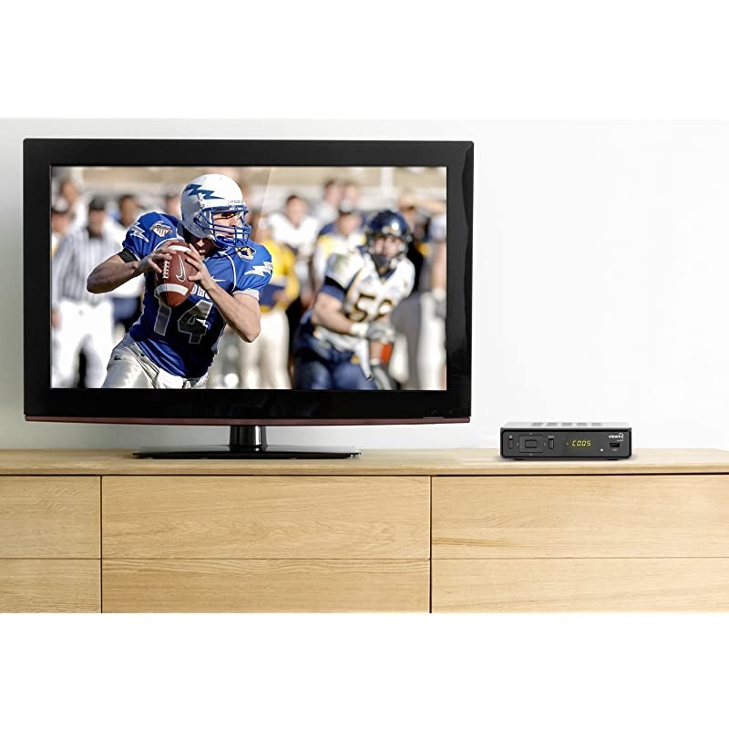 AT263 ATSC Digital TV Converter Box and HDMI Cable w Recording PVR Function HDMI Out Coaxial Out Composite Out USB Input