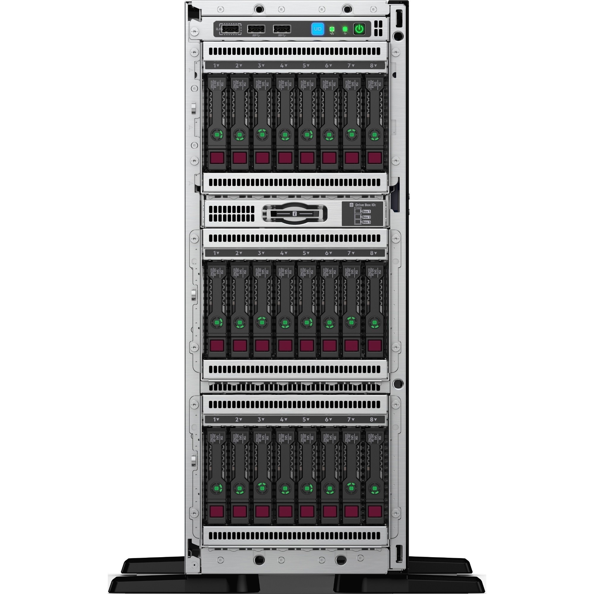 Hpe Proliant Ml350 G10 4U Tower Server - 1 X Xeon Silver 4210R - 16 Gb Ram Hdd Ssd - Serial Ata/600 12Gb/S Sas Controller