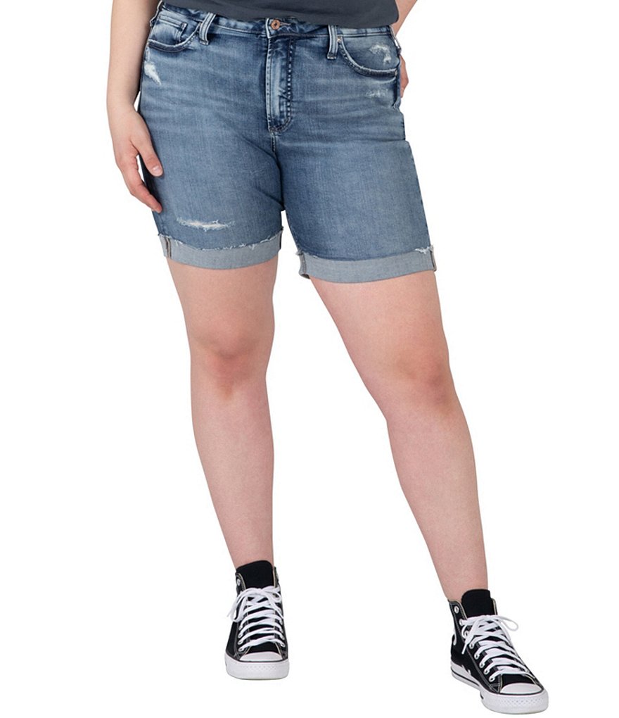 Code Bleu Plus Size Chelsea Bermuda Shorts