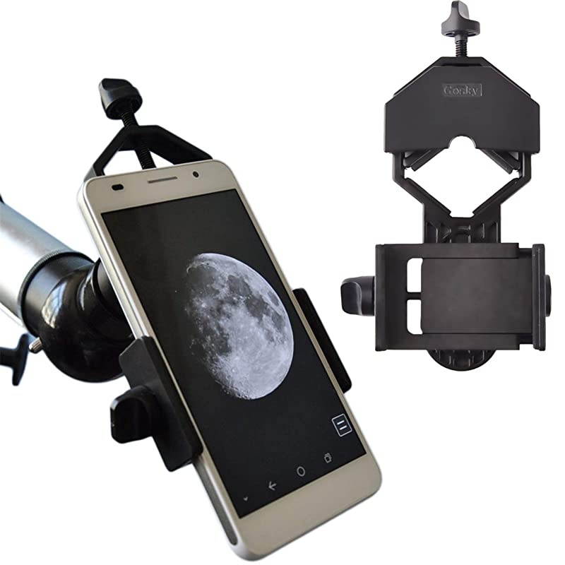 Universal Cell Phone Adapter Mount - Compatible Binocular Monocular Spotting Scope Telescope Microscope-Fits almost all Smartphone on the Market -Record The Nature The World