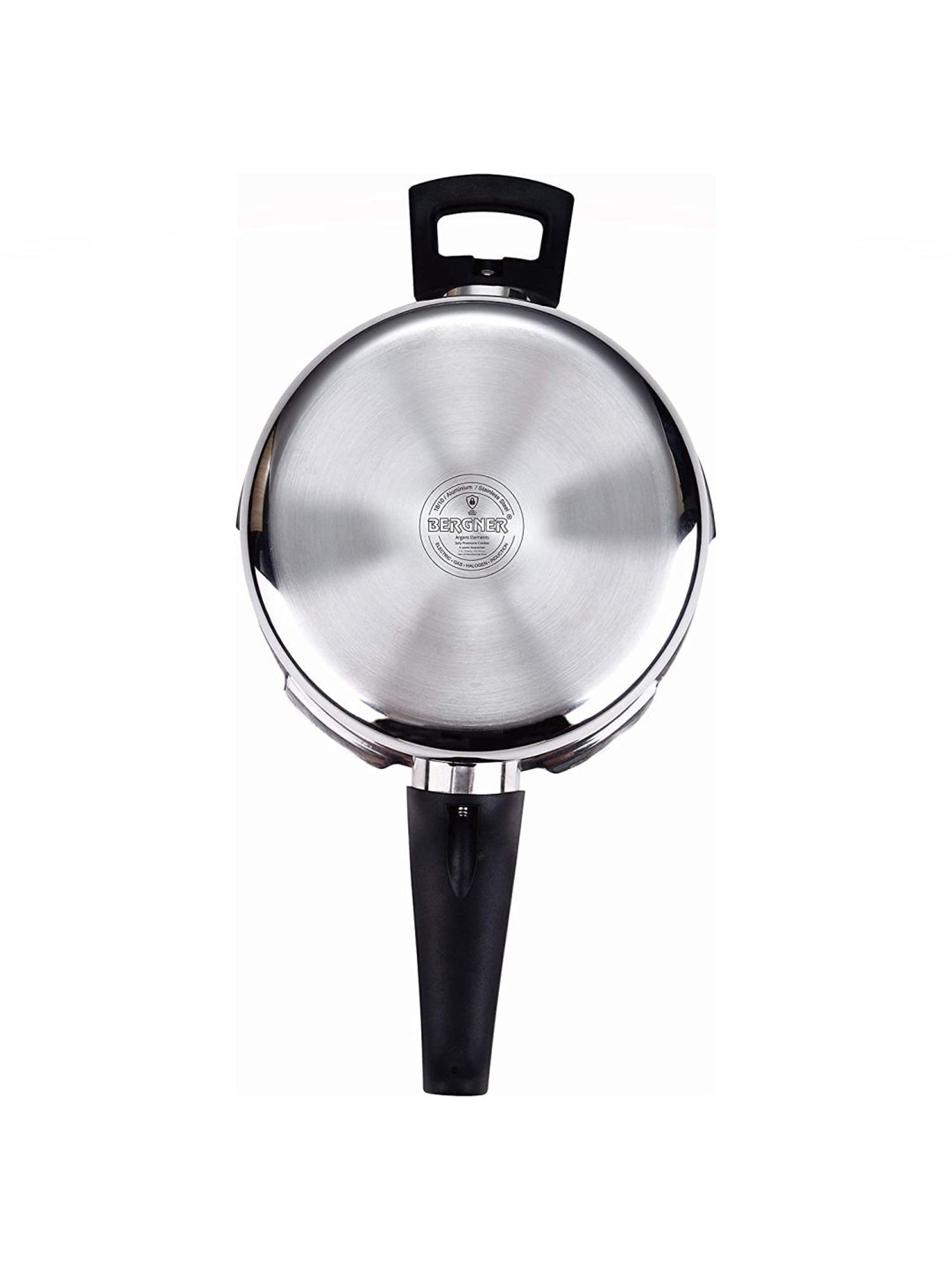 Bergner Argent Elements Silver Triply Stainless Steel Pressure Cooker (5500 ml) - Set of 1