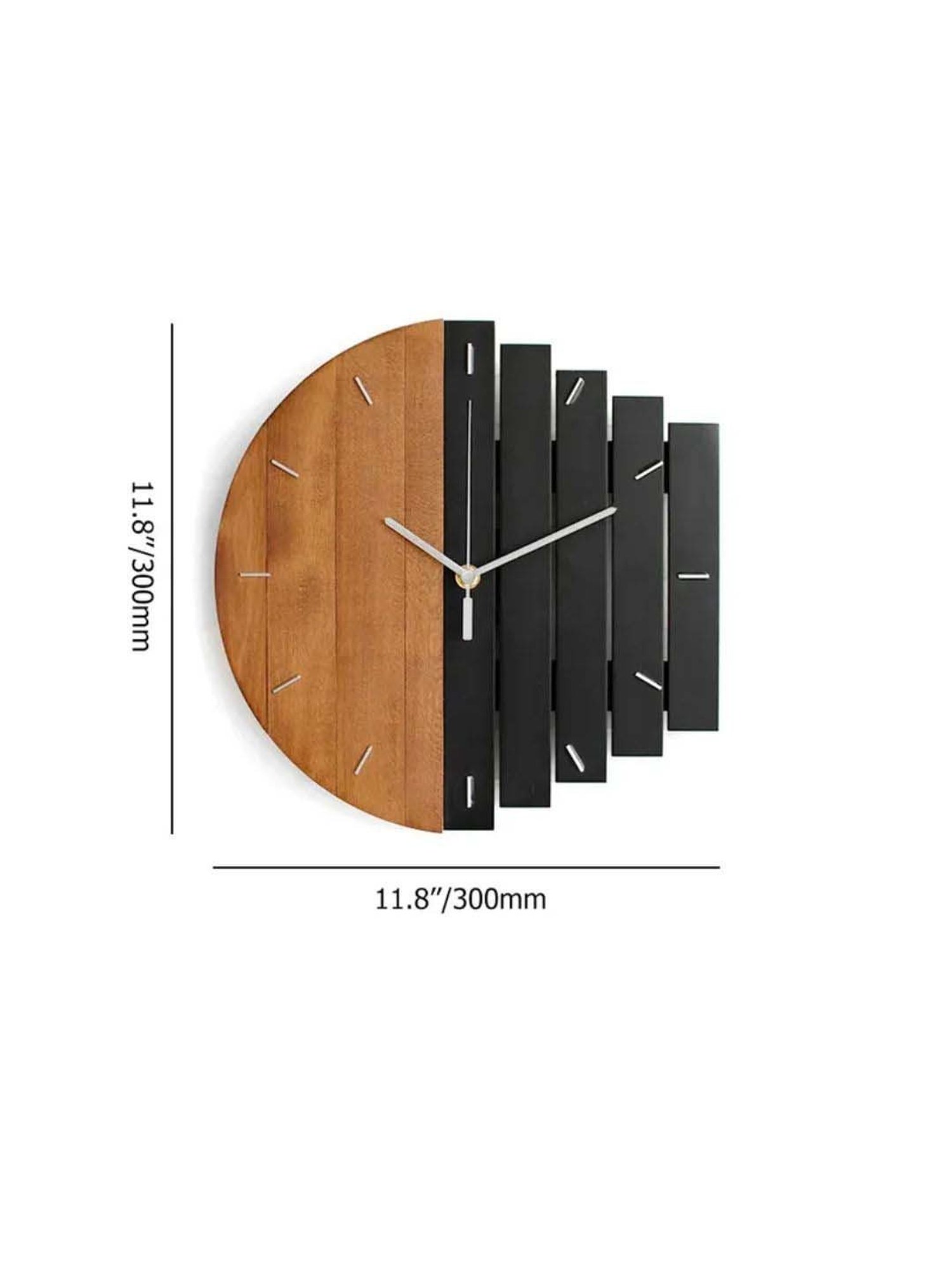 SEIKO classic black plastic wall clock with sweep movement