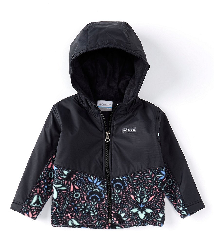 Columbia Baby Girls 3-24 Months Benton Springs Solid Fleece Zip Front Jacket
