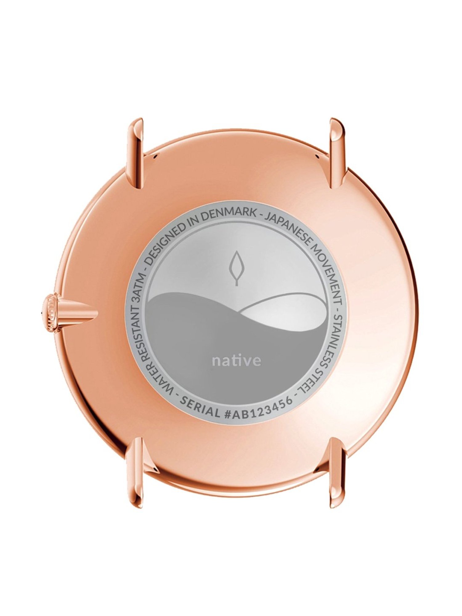 Nordgreen NR32RGXXMEROLEBR Native-Bundle Unisex Analog Watch with Strap Set Combo