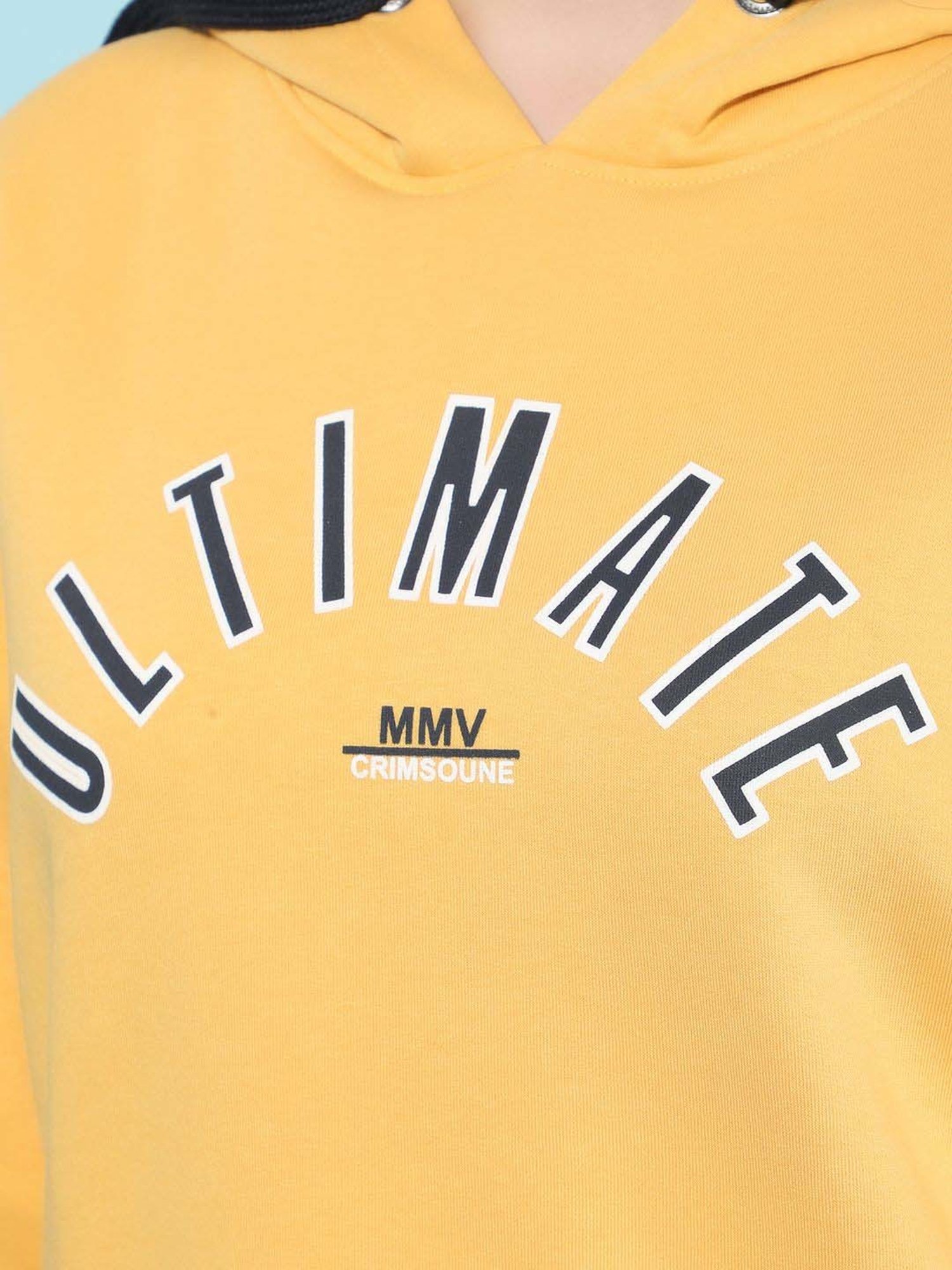 Belle Fille Yellow Patchwork Sweatshirt