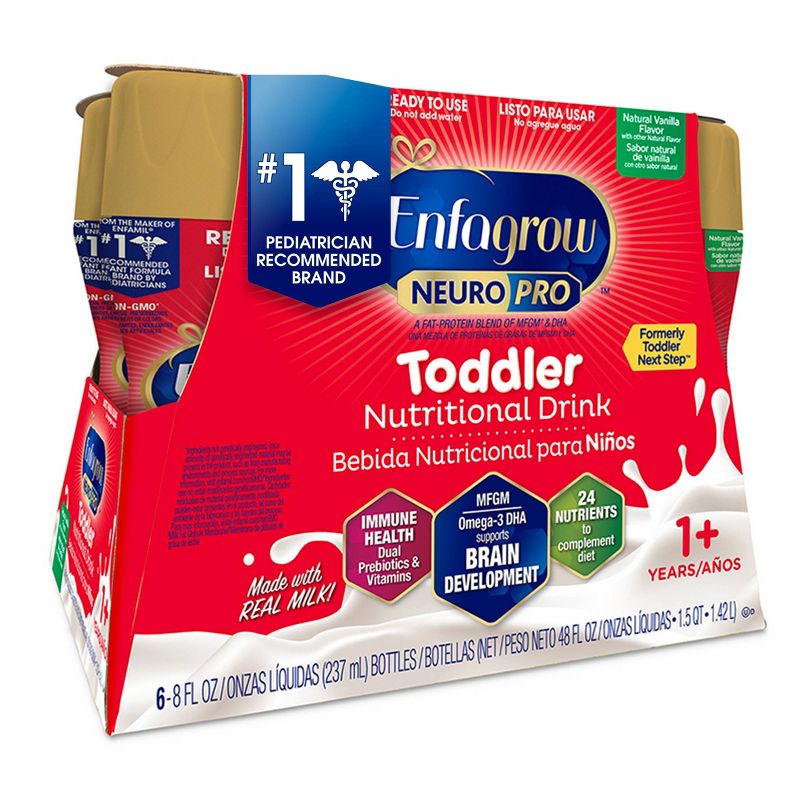 Enfagrow Toddler Next Step Vanilla RTD Bottles - 6ct/8 fl oz Each