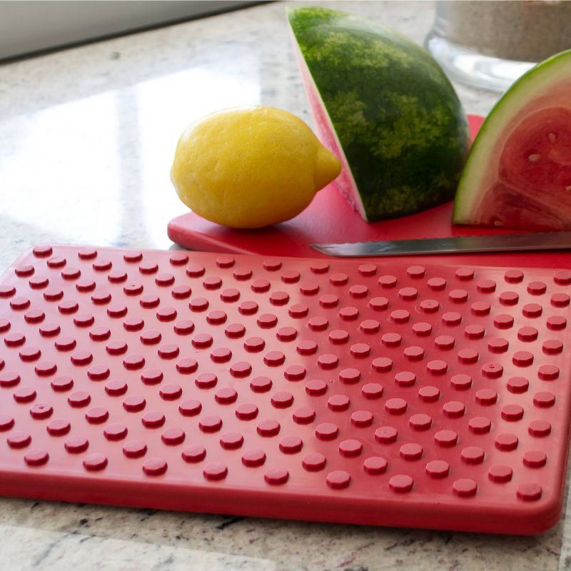 Architec Our Original Gripper Cutting Board 8"x11" Red