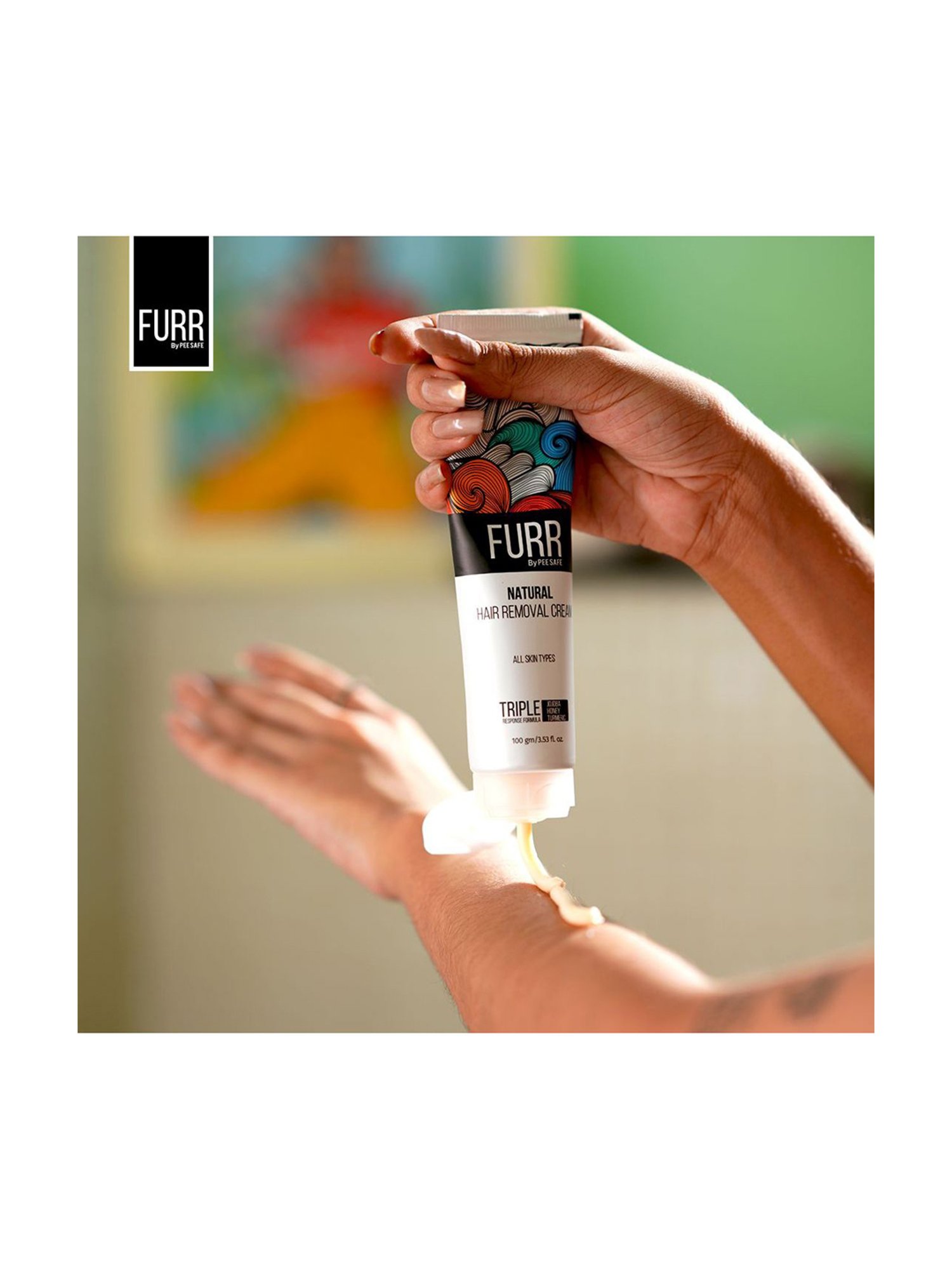 FURR By Pee Safe Hair Removal Cream - 100 gm