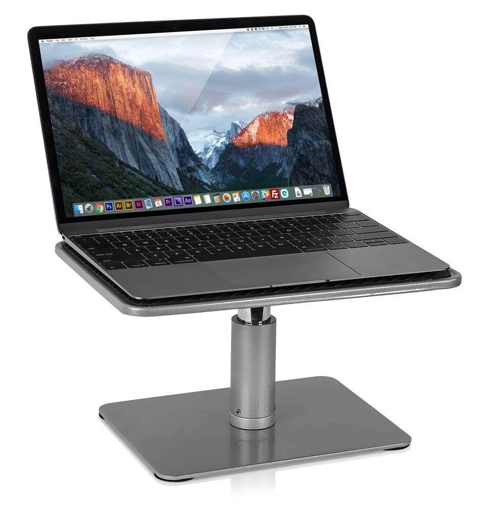 Mount-It! Height Adjustable Laptop Stand Riser | Fits 13-18 Inch Laptops Tablets