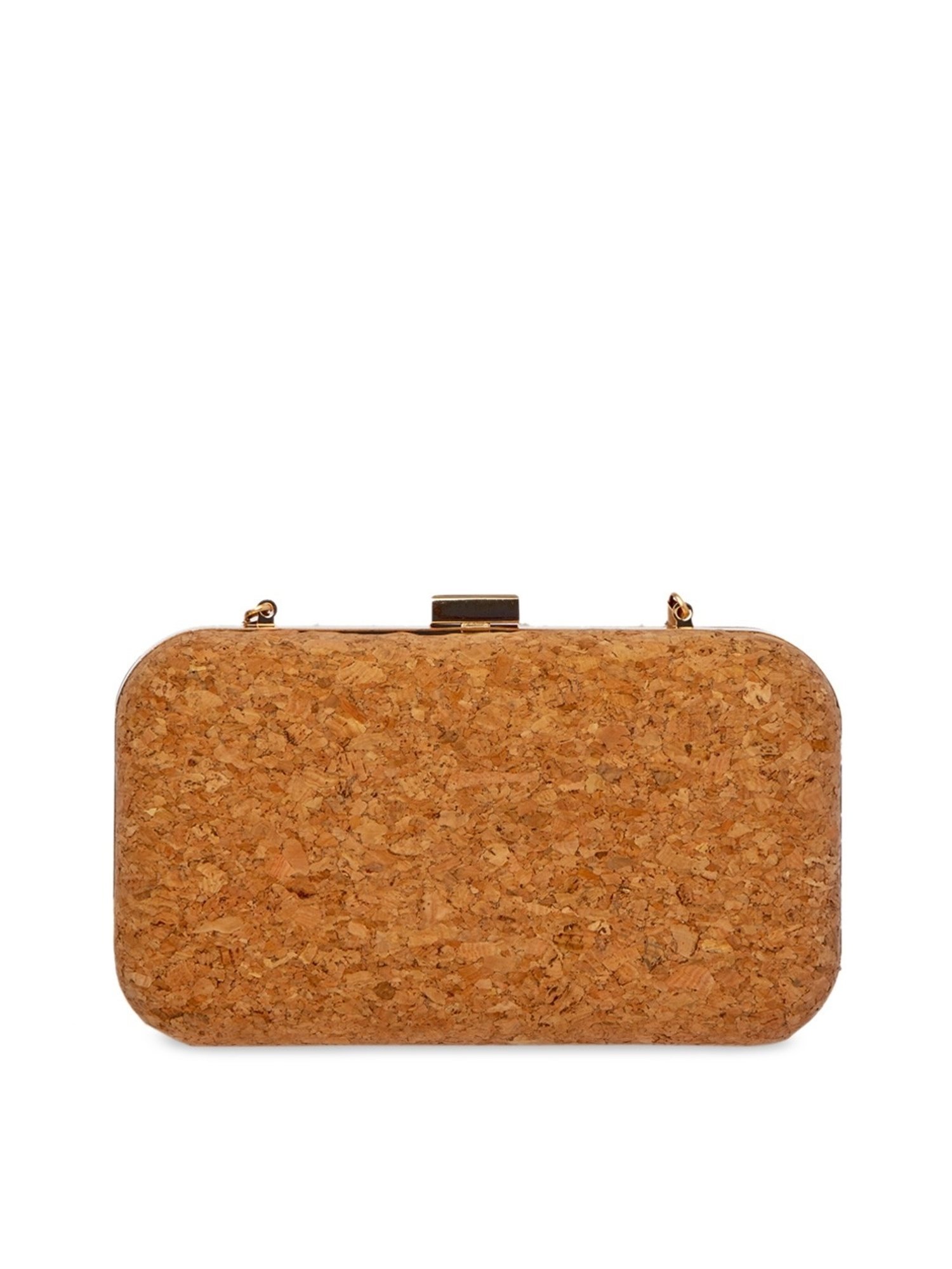 Modern Myth Yellow Textured Clutch