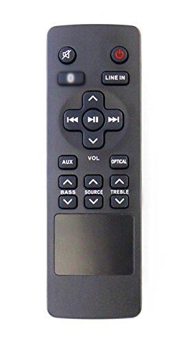 vinabty new rts7010b replaced remote fit for rca rts7010b-e1 rts7010be1 rts7110b rts7630b rts739bws home theater sound bar