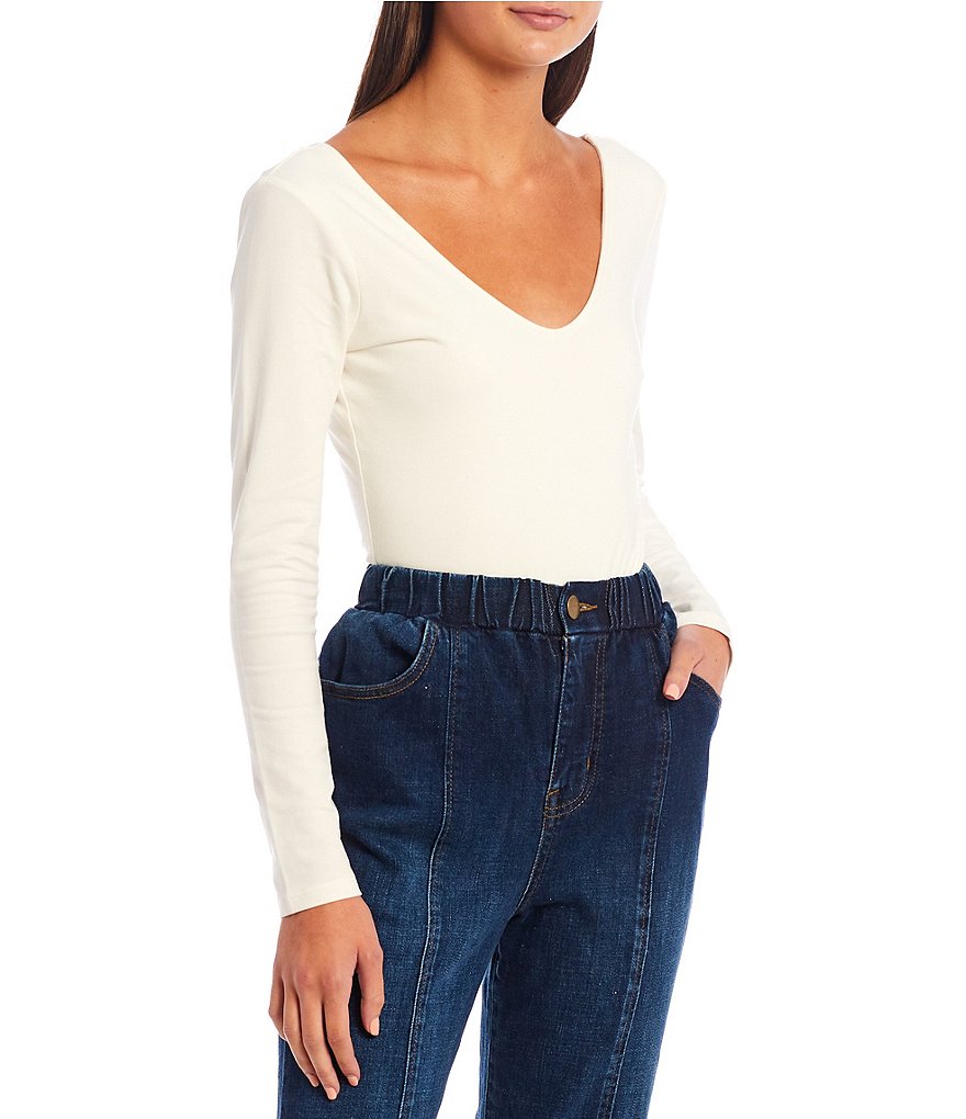 GB Stripe Cinched Front Bodysuit