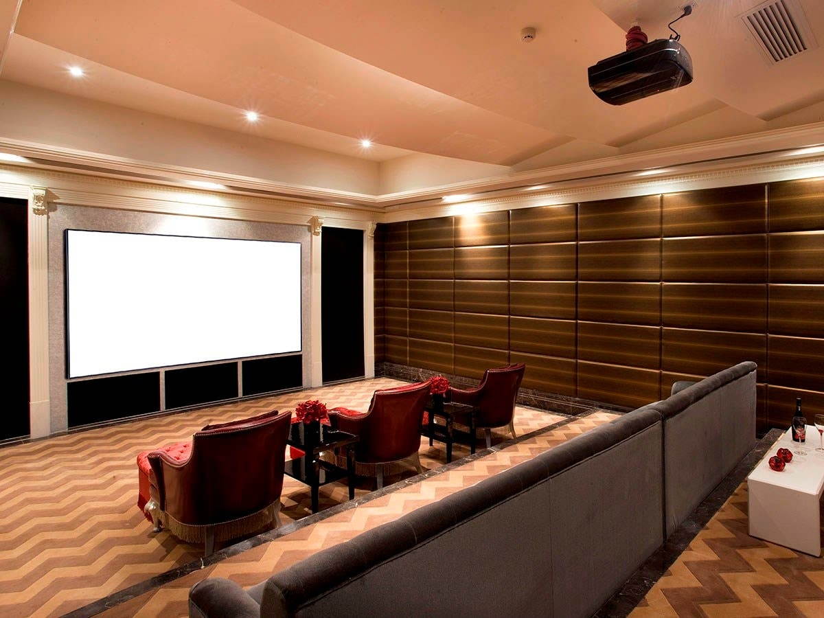 Monoprice 4K Fixed Frame Projection Screen Display - 120in, ISF, Ultra HD, 16:9, No Logo Ideal For Home theater, Business, Movies, Presentations