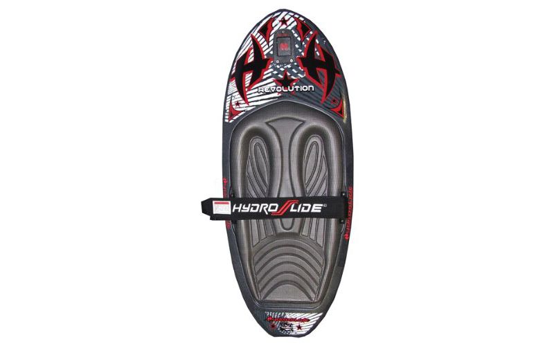 Hydroslide 2018 Revolution 52 Inch Surfing Tow Behind Kneeboard Wakeboard, Black