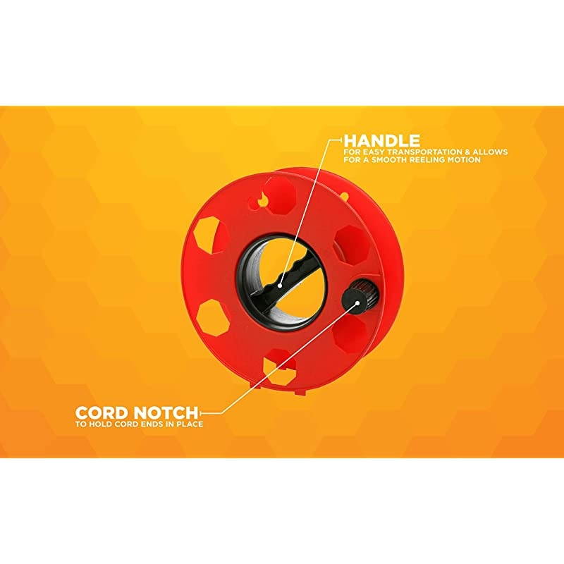 E102 Heavy Duty Cord Storage Wheel 125Foot