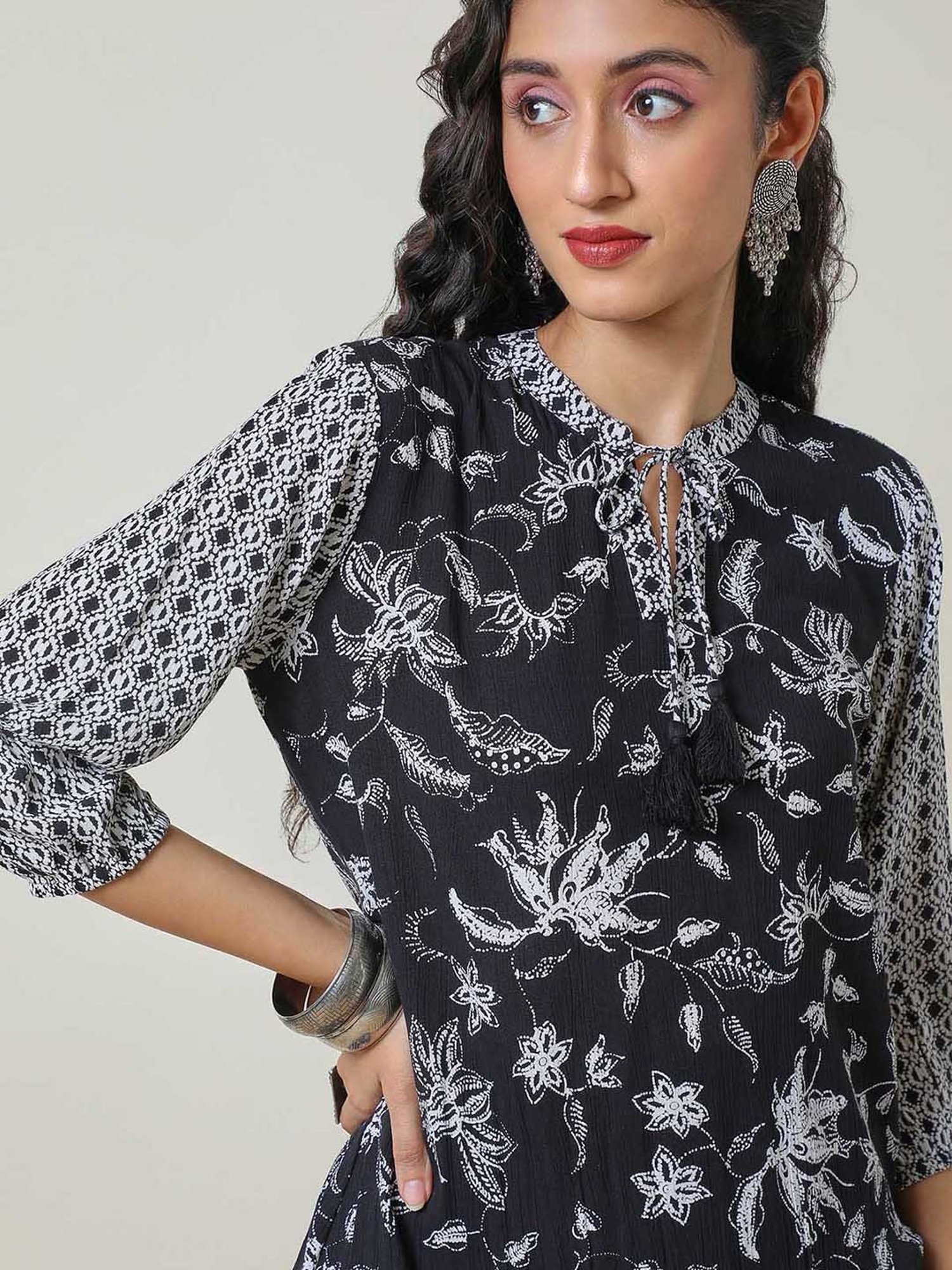 Soch Black Printed Tunic
