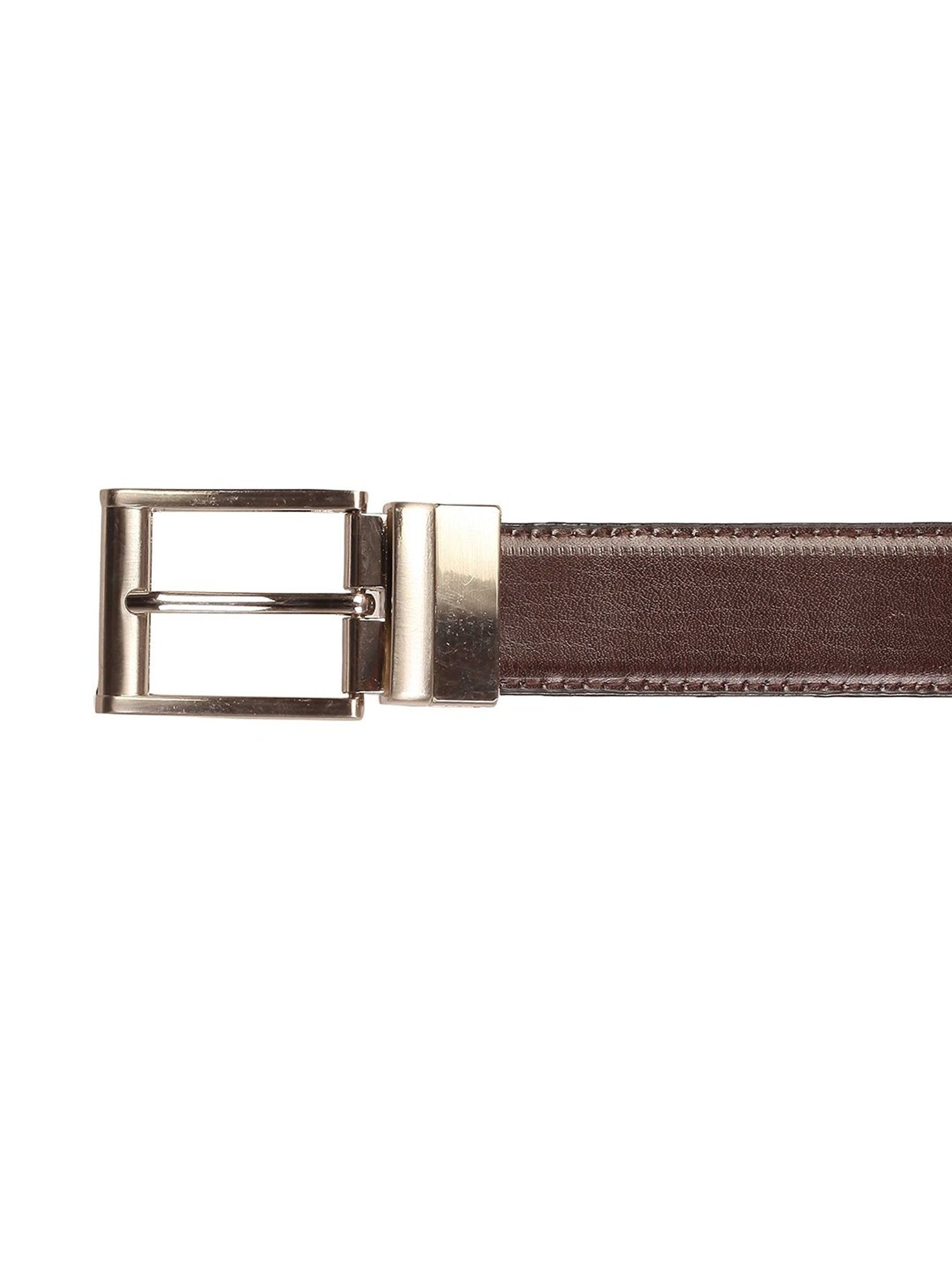SCHARF Black & Brown Reversible Belt for Men