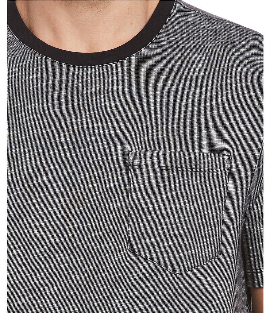 Perry Ellis Slub Textured Short-Sleeve Tee