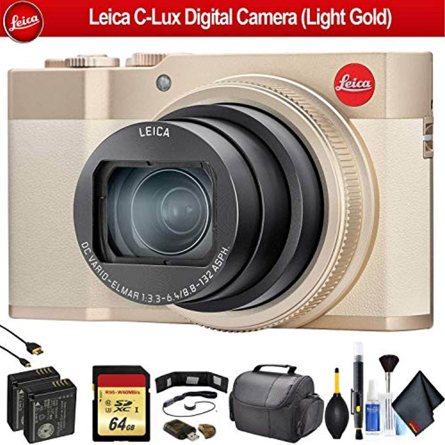 Leica C-Lux Digital Camera (Light Gold) - Advanced Bundle
