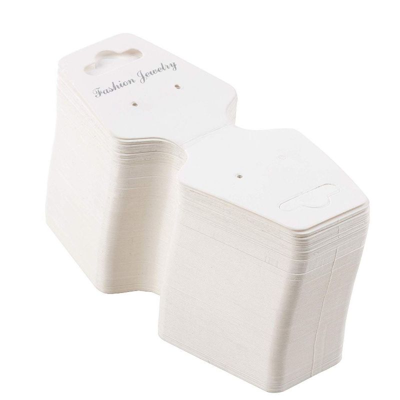 200-Pack Jewelry Display Cards Holder for Necklaces Bracelets Ear Studs Anklets