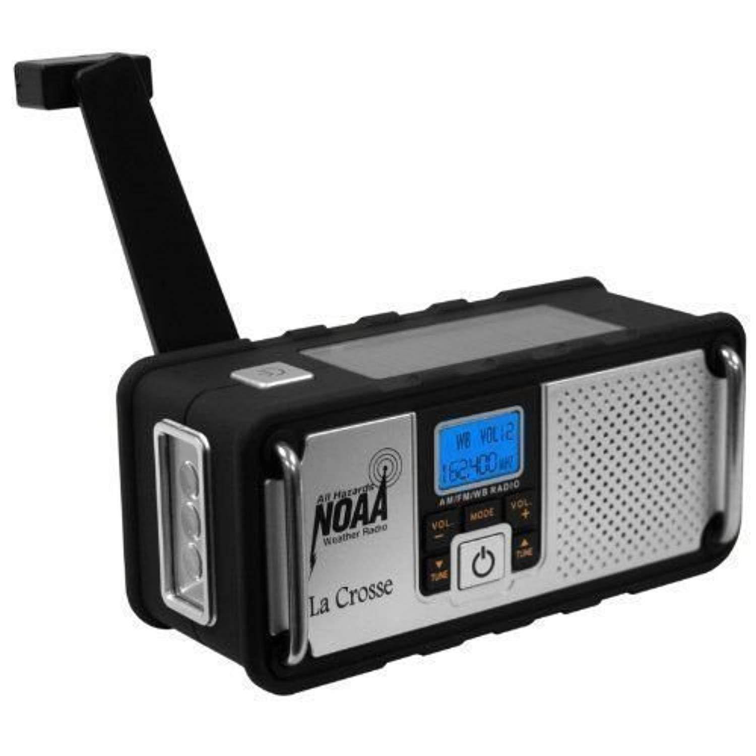 la crosse technology 810106 noaa/am/fm severe weather alert radio with solar