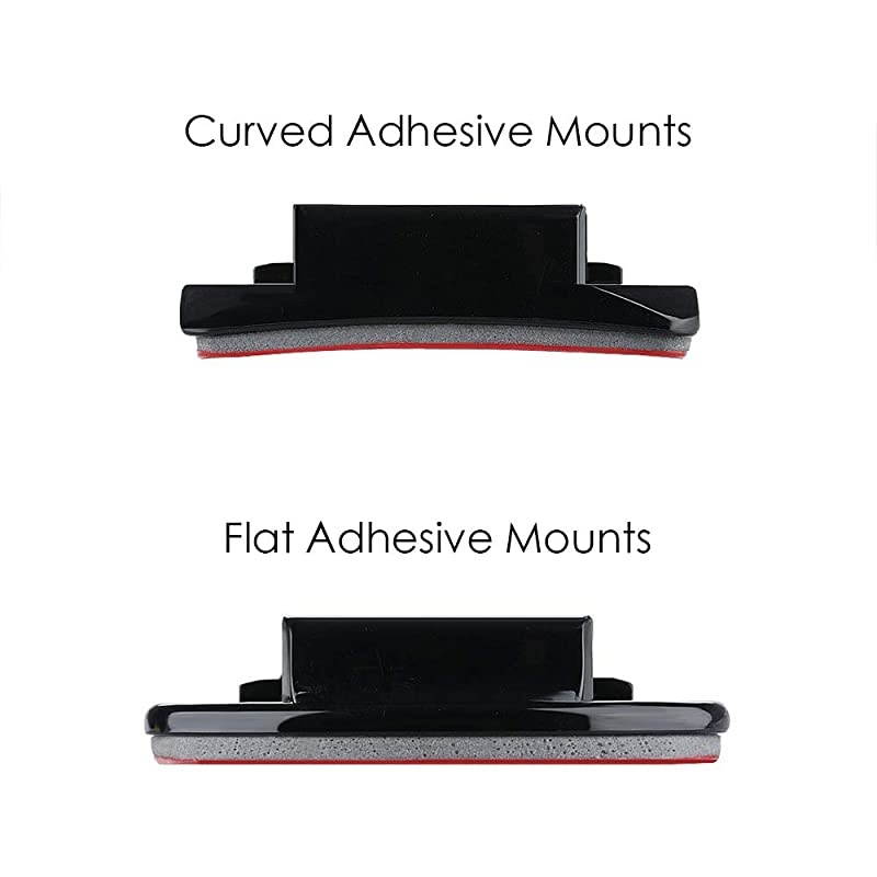 Helmet Adhesive Sticky Mounts Flat Curved 3M Mount Compatible with GoPro Hero 8 7 6 5 4 Session 3+ 3 2 1 Hero 2018 Fusion Max Cameras