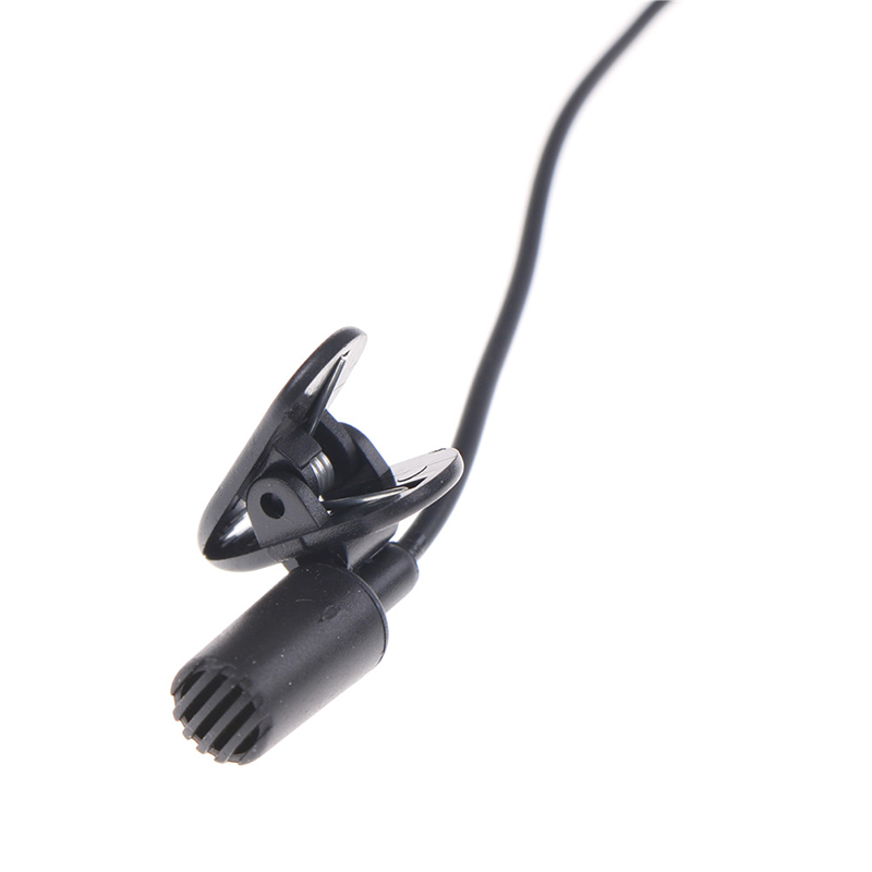 3.5mm Mini Studio Speech Mic Microphone Clip for PC Desktop Notebook 1.5M