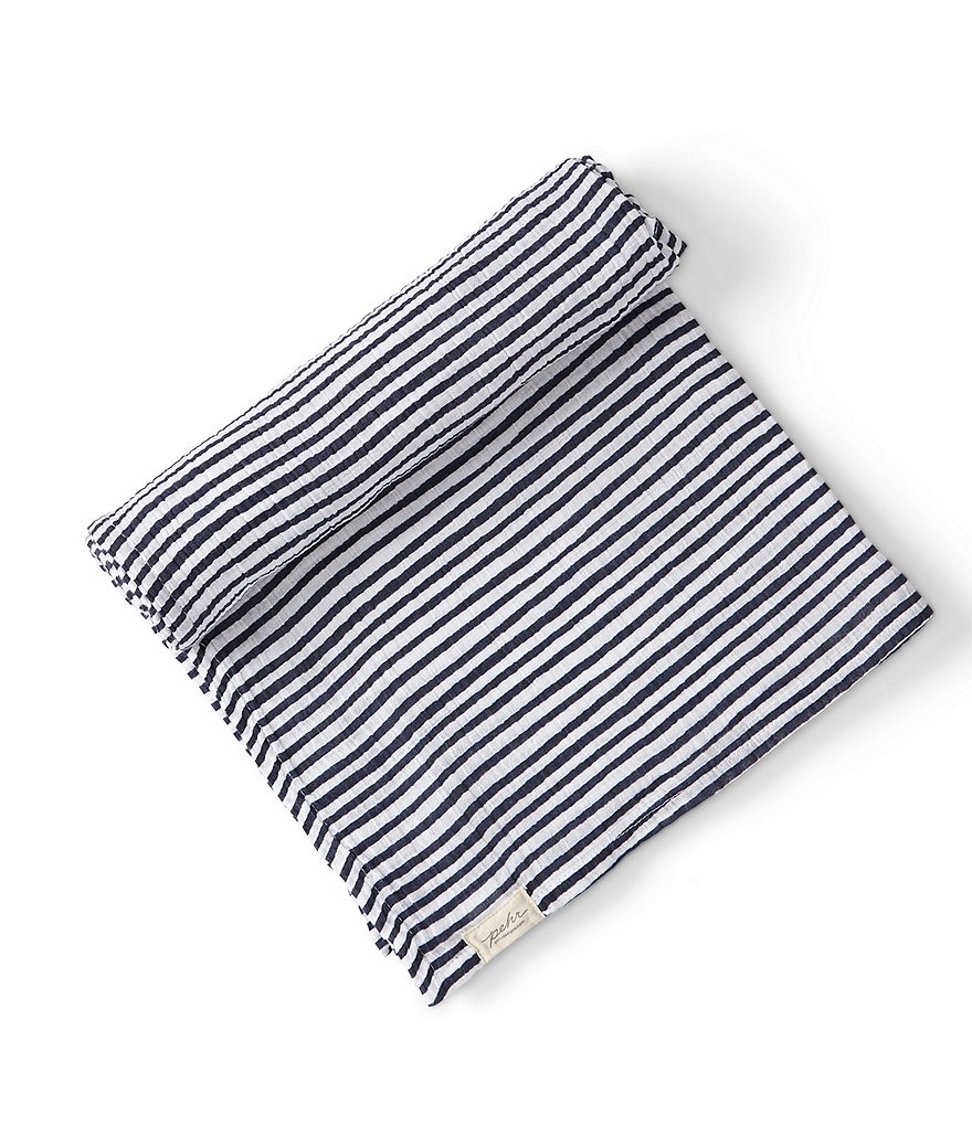 Pehr Baby Stripes Away Organic Cotton Swaddle Blanket