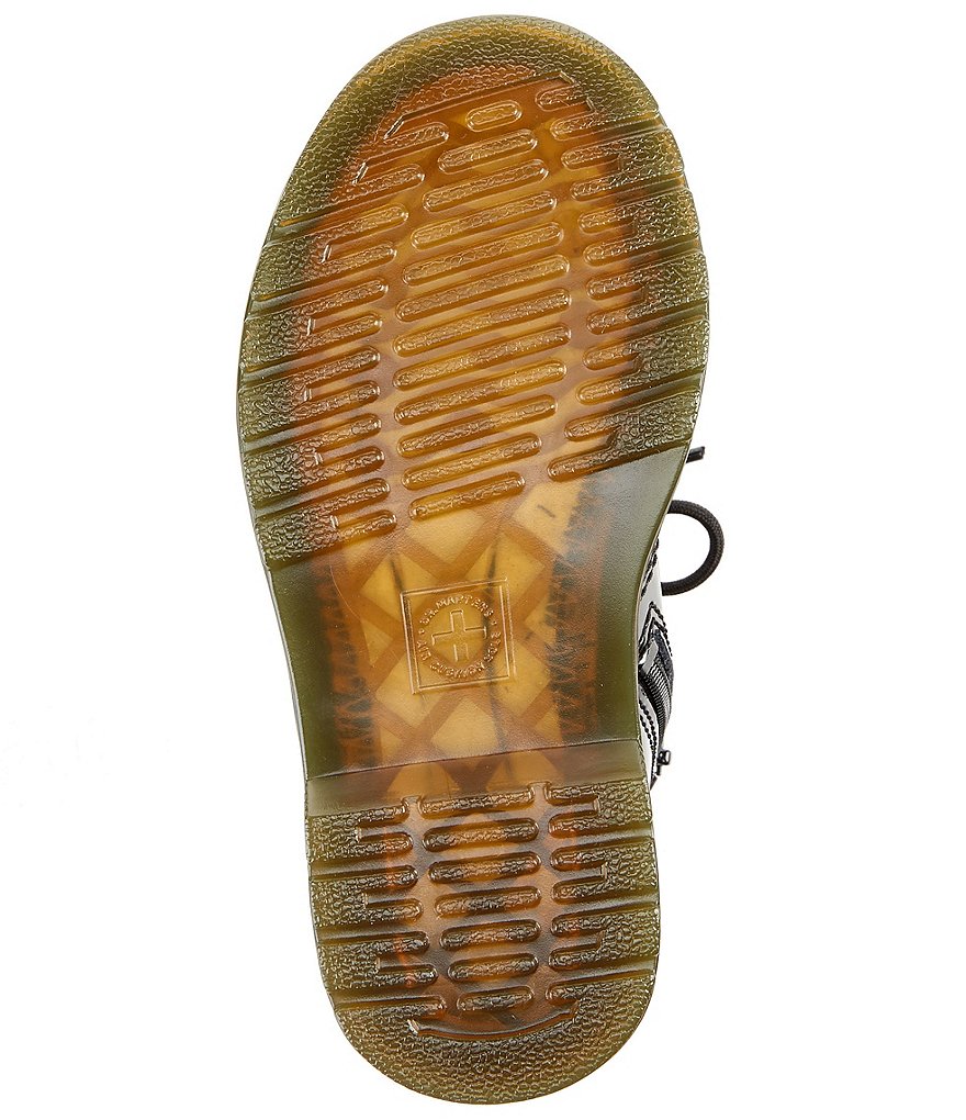 Dr. Martens Girls' 1460 Zip-Up Patent Leather Combat Boots (Infant)