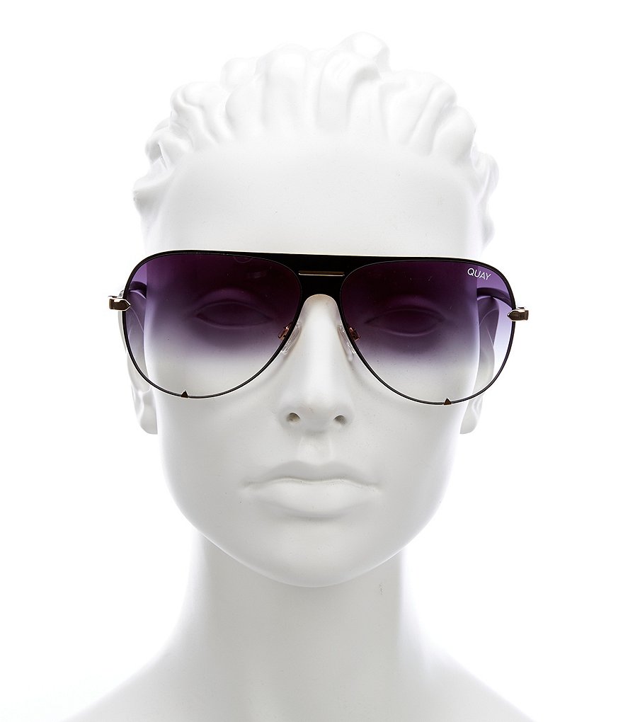 Quay Australia Quay x Maluma High Key Shield Oversized Sunglasses