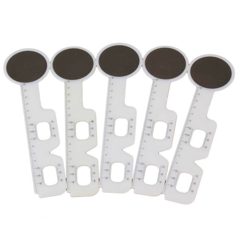 5 x Pupil Distance Meter Optical Instrument PD Ruler 0-100mm Medical Measurement