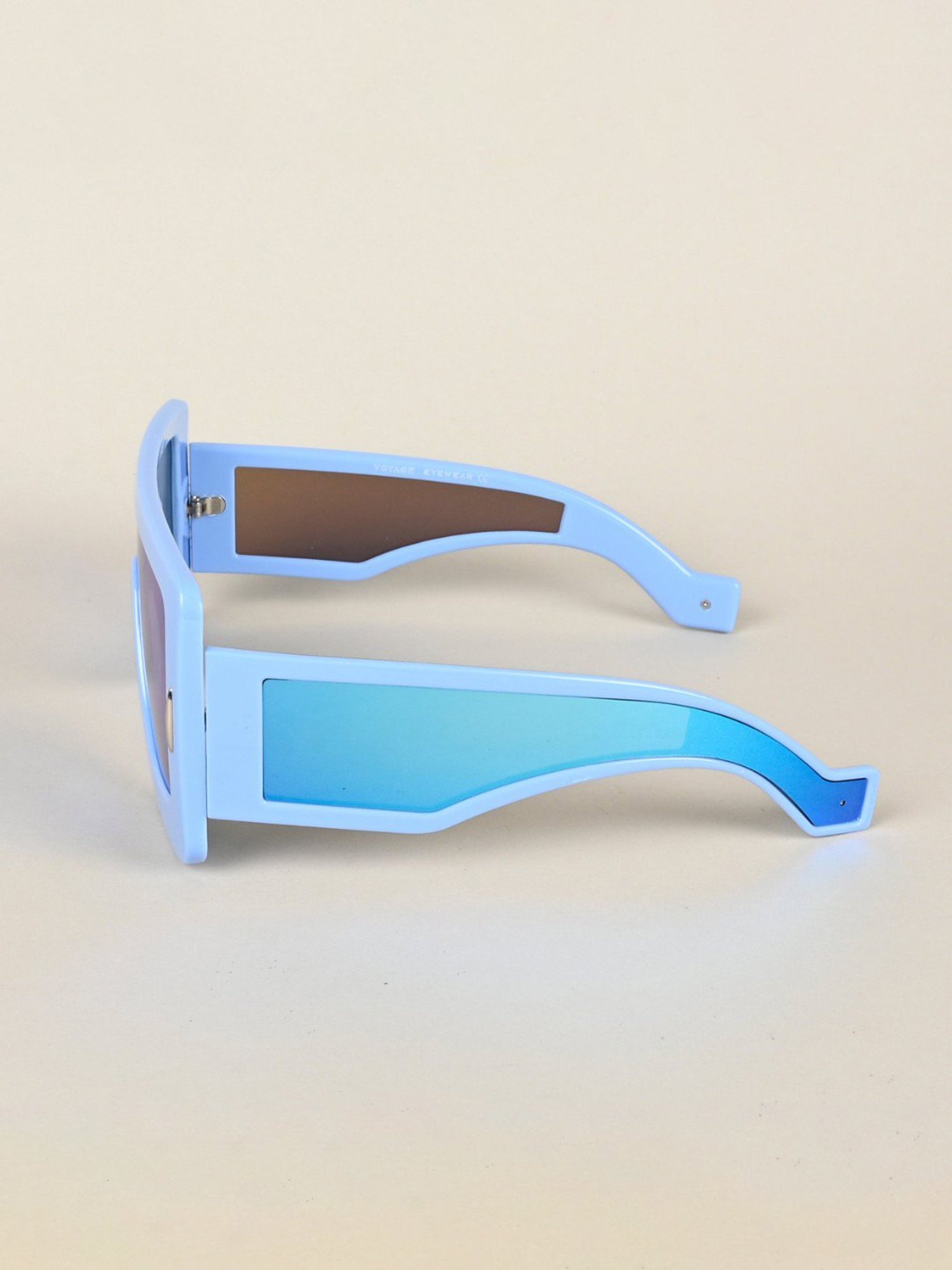 Voyage Sky Blue Wayfarer UV Protection Unisex Sunglasses