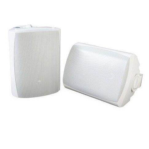 SunBriteTV All-Weather 65 Wall or Ceiling Mount Wired Outdoor Speaker Pair - White - SB-AW-6-WHT