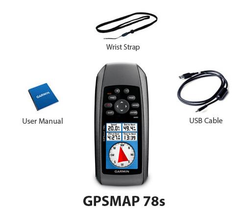 Garmin GPSMAP 78s GPS Handheld Receiver w/ 2.6 Inch Backlit Display (010-00864-01)