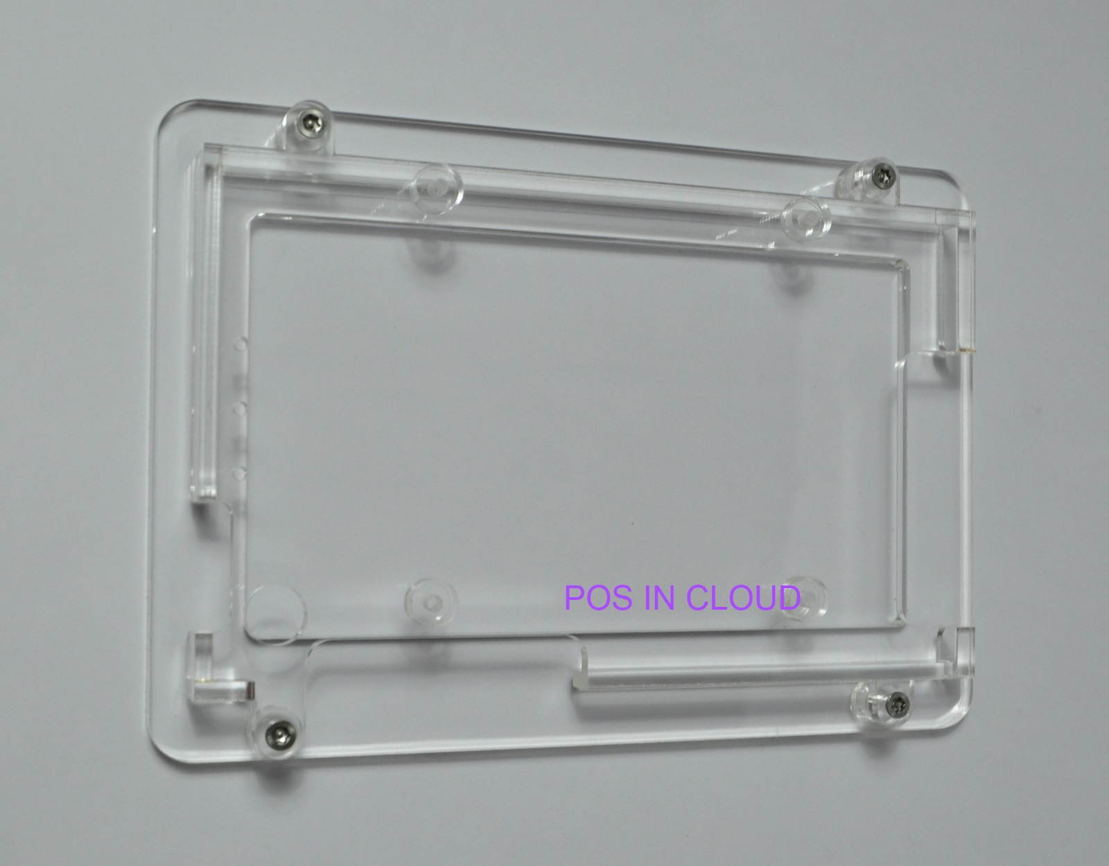 Nexus 7 VESA Mount Anti-theft Security Enclosure,Clear Acrlyic material for POS, Kiosk, Store Display, Square Card Reader