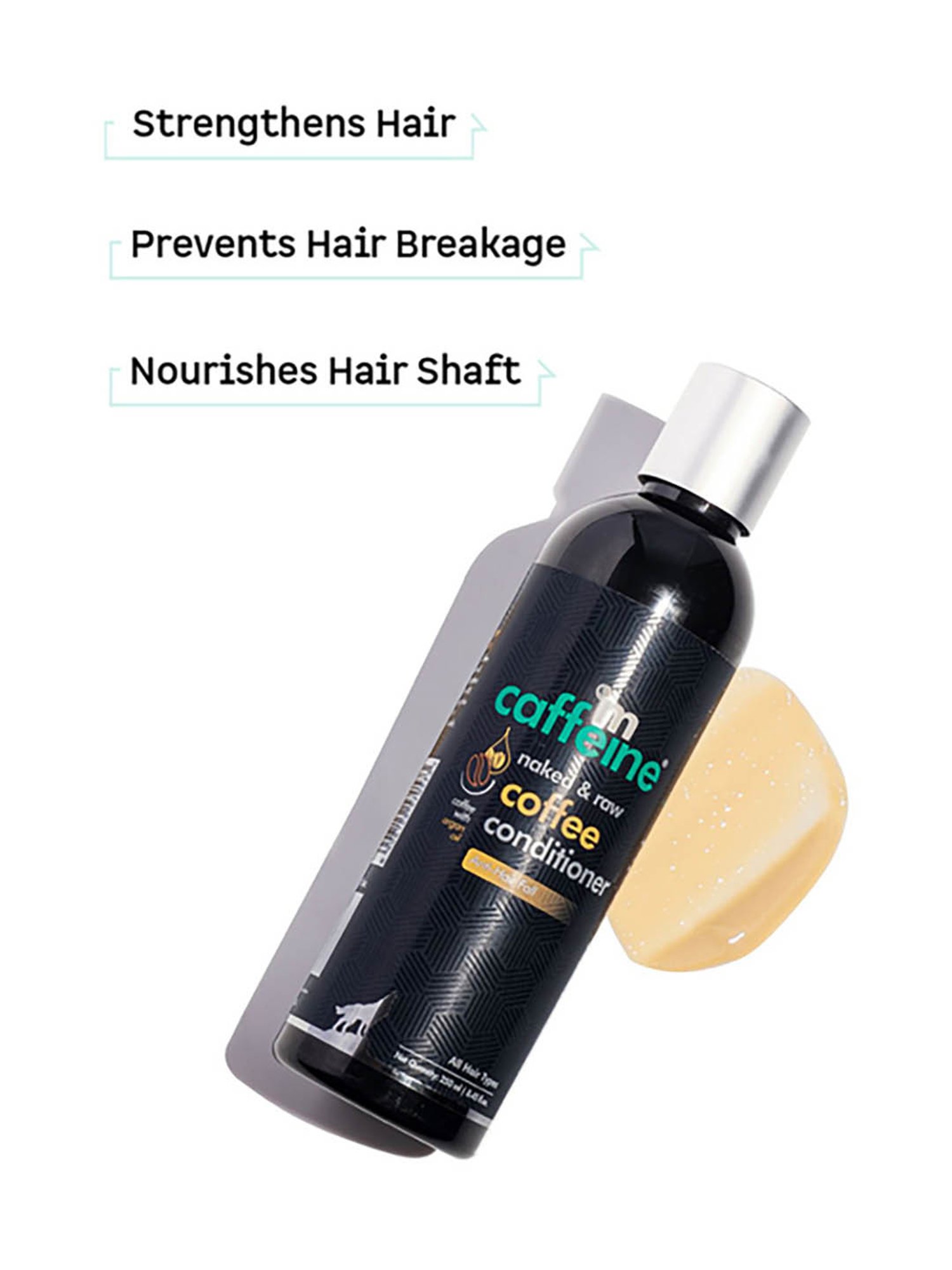 mCaffeine Naked & Raw Coffee Hair Conditioner - 250 ml