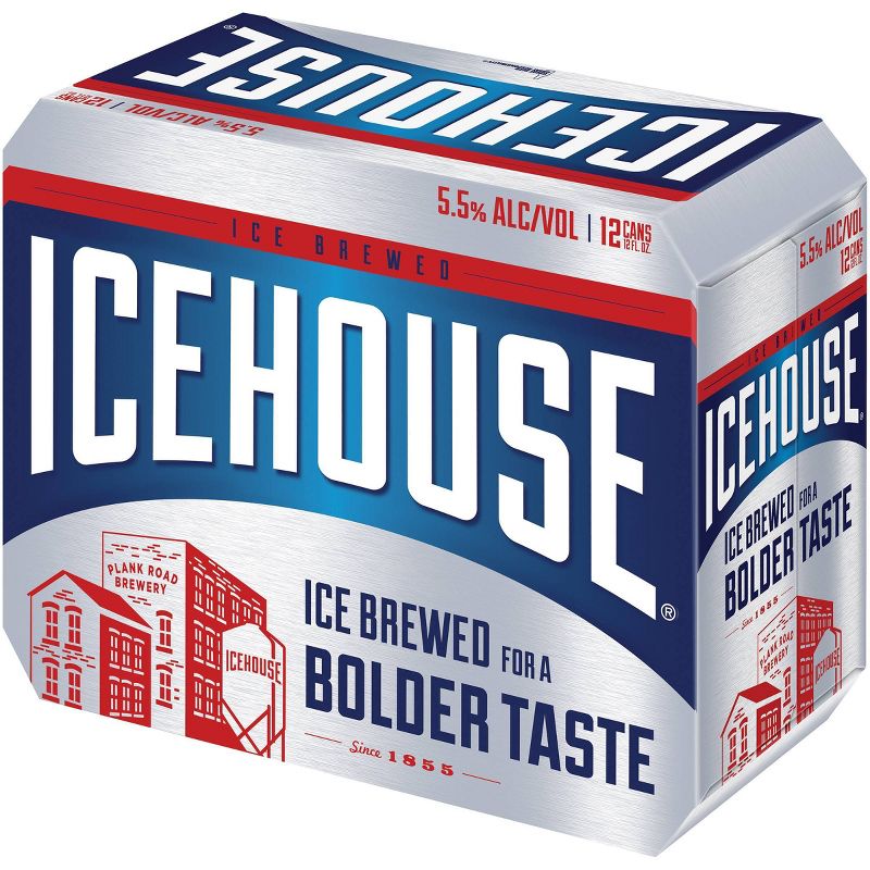 Icehouse Ice Lager Beer - 12pk/12 fl oz Cans