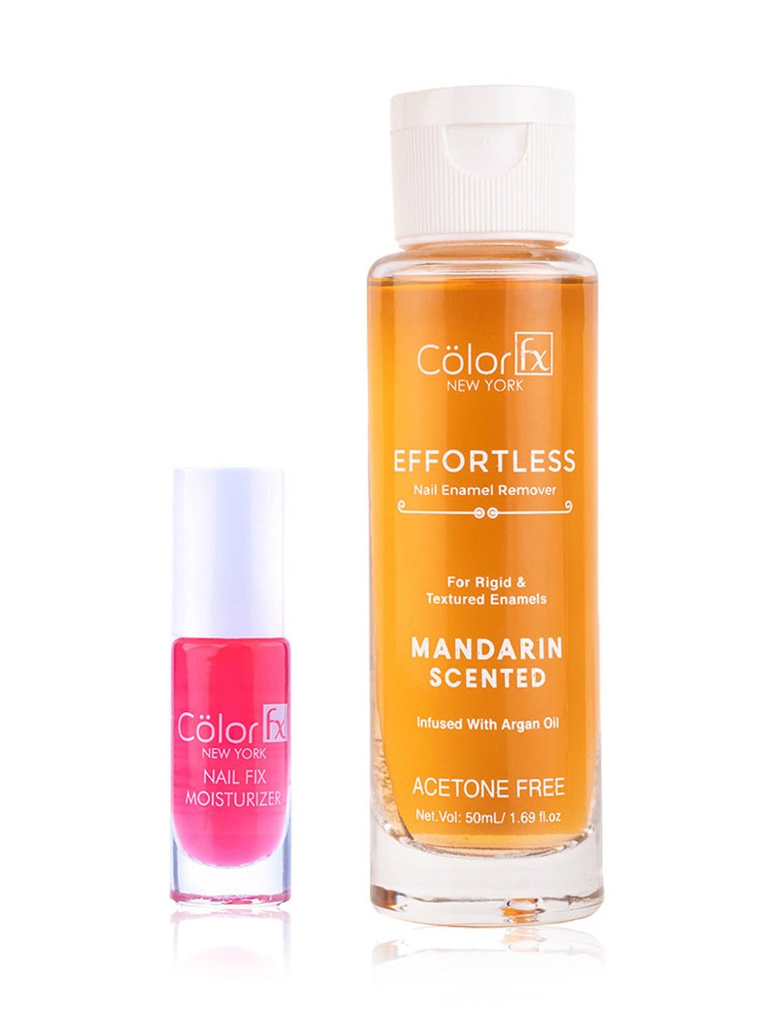 Color Fx Nail Fix Moisturizer & Nail Enamel Remover Combo - Pack of 2