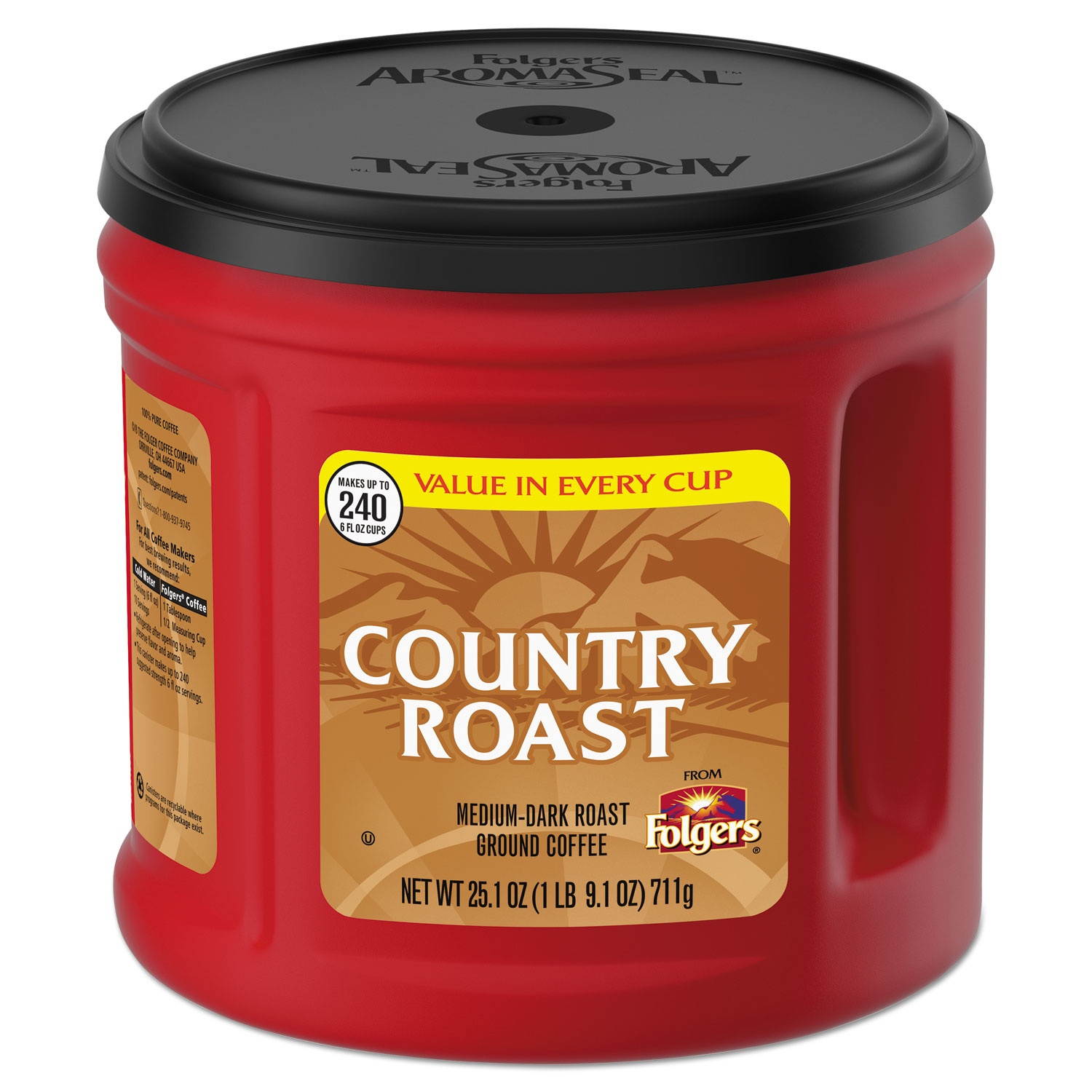 Folgers Ground Coffee Country Roast 25.1 oz. Multi 20672
