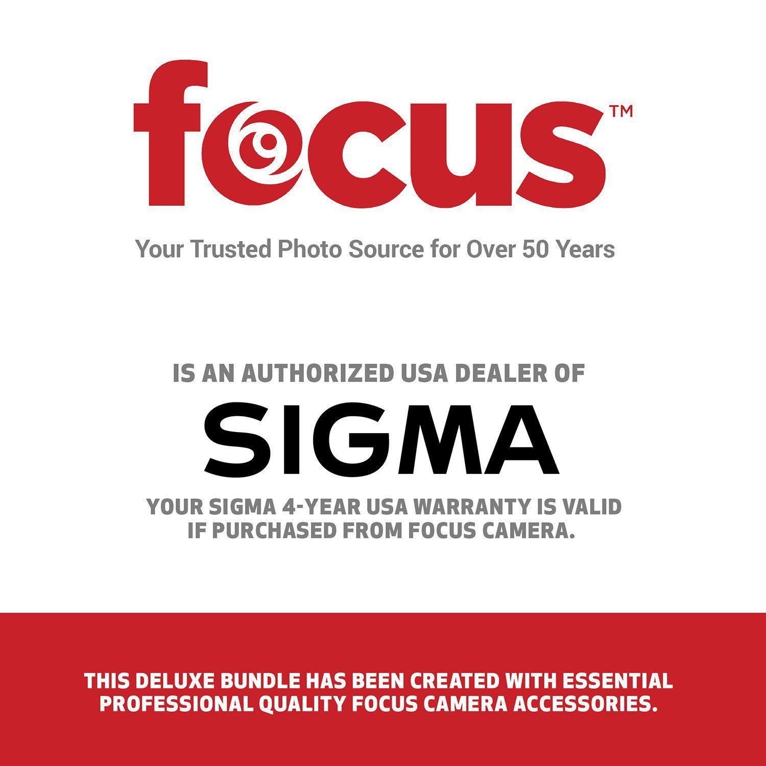 Sigma MC-11 Lens Mount Converter (Canon EF to Sony E-Mount) with SD Card Bundle