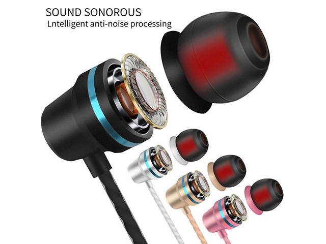 AutofeelSunriseoffice Mini Sport Headphones Wired Super Bass Stereo Earphone Hands-Free Headset With Microphone For All Phone Computer PC Xiaomi Samsung MP3