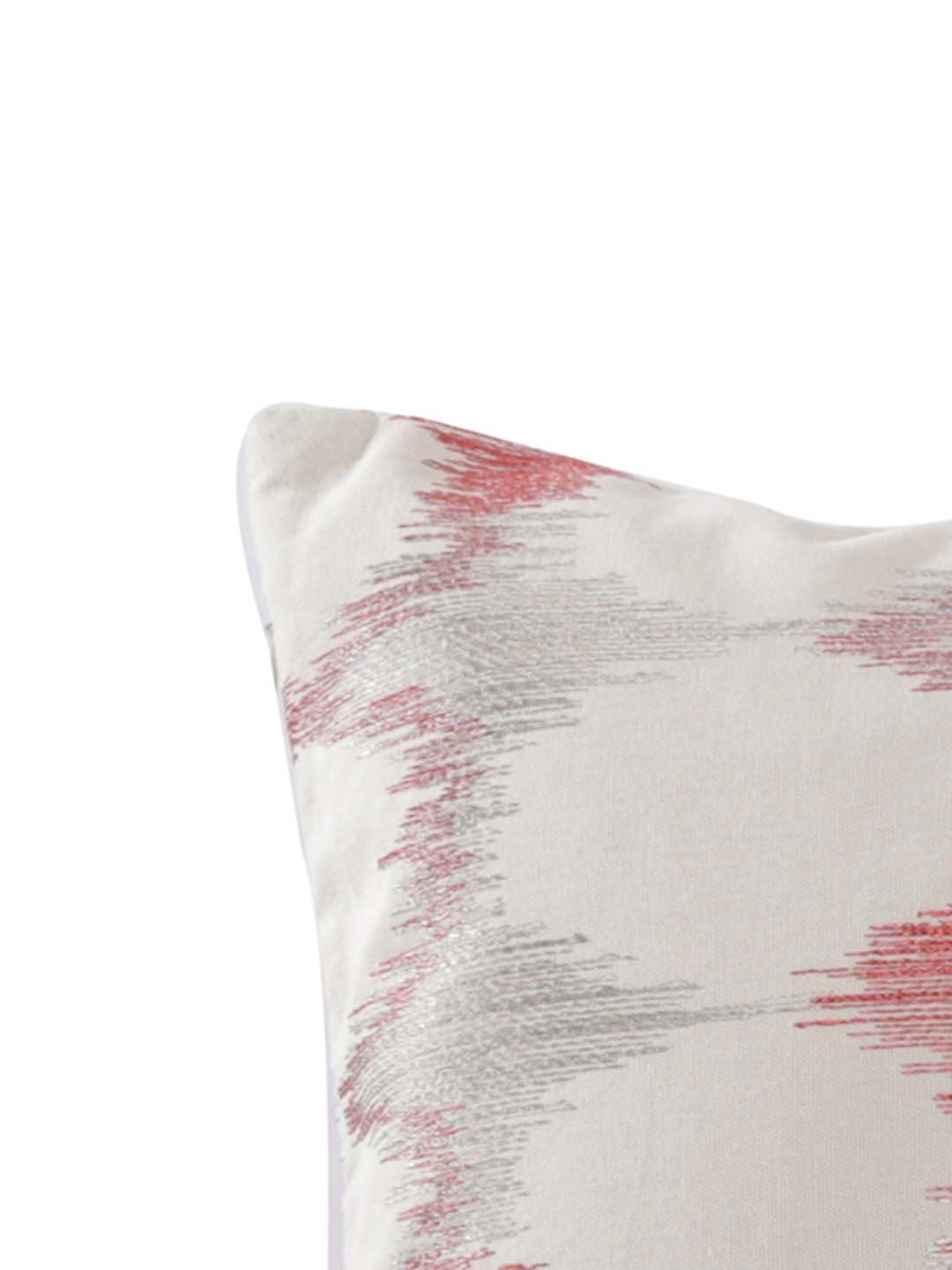 Maspar Eclectic Treasures Red & Beige Cushion Cover - Set of 1