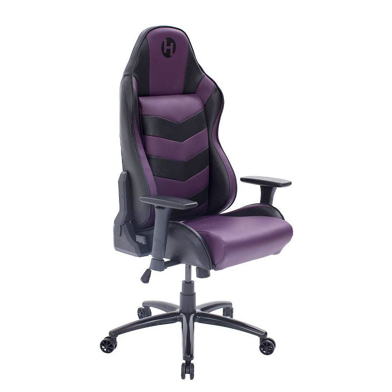 Ergonomic High Back Racer Style Video Gaming Chair Purple - Techni Sport