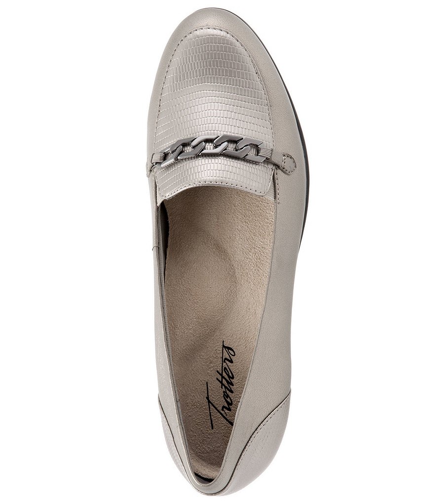 Trotters Anastasia Lizard Print Loafers